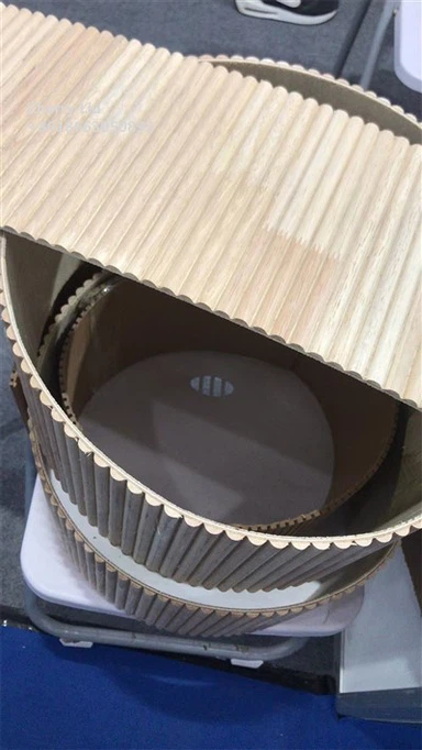 Sveigjanlegt MDFCurved rimlaviðar veggpanel