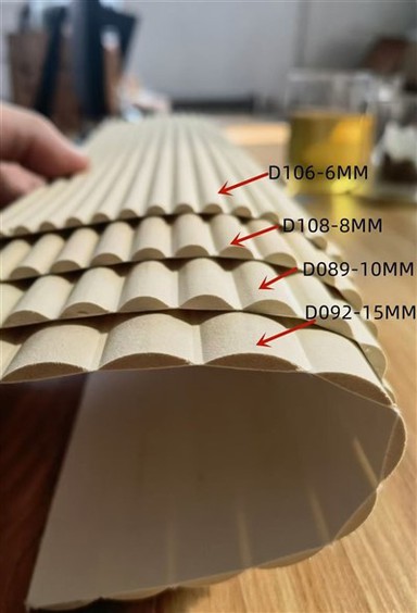 Mjúk húsgagnaplata úr tré og pappírsmassa fyrir veggpanel