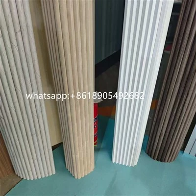 Ribbed Mdf Panels Solid Wood Sveigjanlegt borð